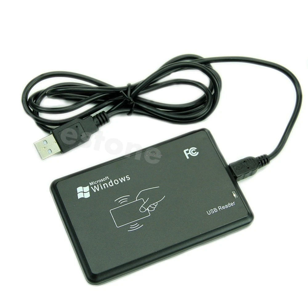 USB RFID Бесконтактный датчик приближения Смарт-считыватель ID карт 125 кГц EM4100 Window7