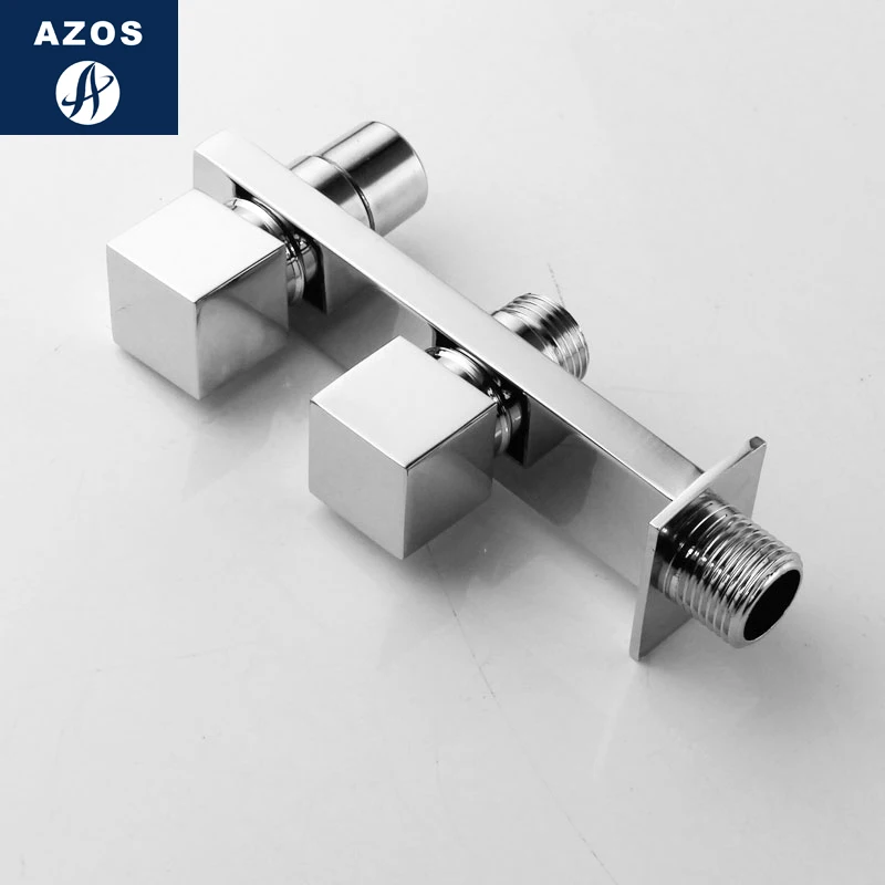 Azos Bidet Faucet Pressurized Sprinkler Head Brass Chrome Cold Water Two Function Toilet Wash Washing Machine Round PJPQ016 |
