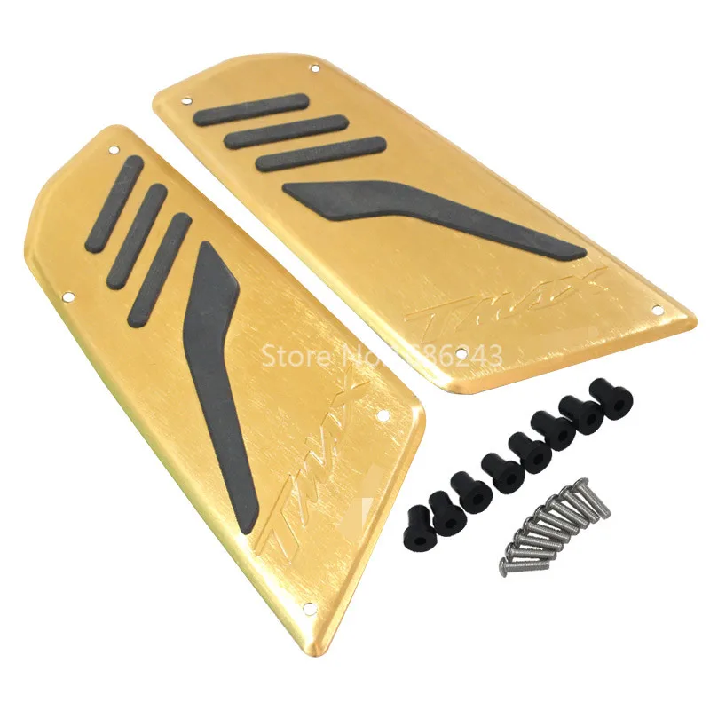 

Golden New Pedals Foot Pegs Footrests for Motor Yamaha TMAX T-max 530 2013-2016