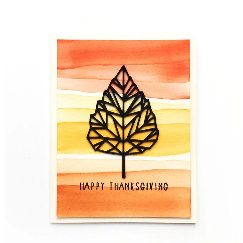 Листья фоторамка металлические Вырубные штампы для скрапбукинга альбом сделай