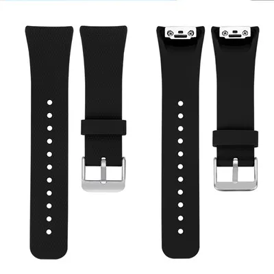 Black Мода для samsung Galaxy gear Fit2 Pro ремешок спортивный силиконовый браслет ремешок для samsung gear Fit 2 SM-R360 ремешок - Цвет: Black