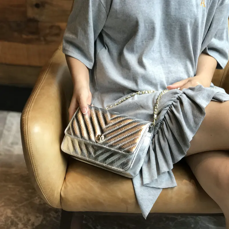 2019 новые маленькие сумки для женщин блестящие модная Диагональная Сумка через