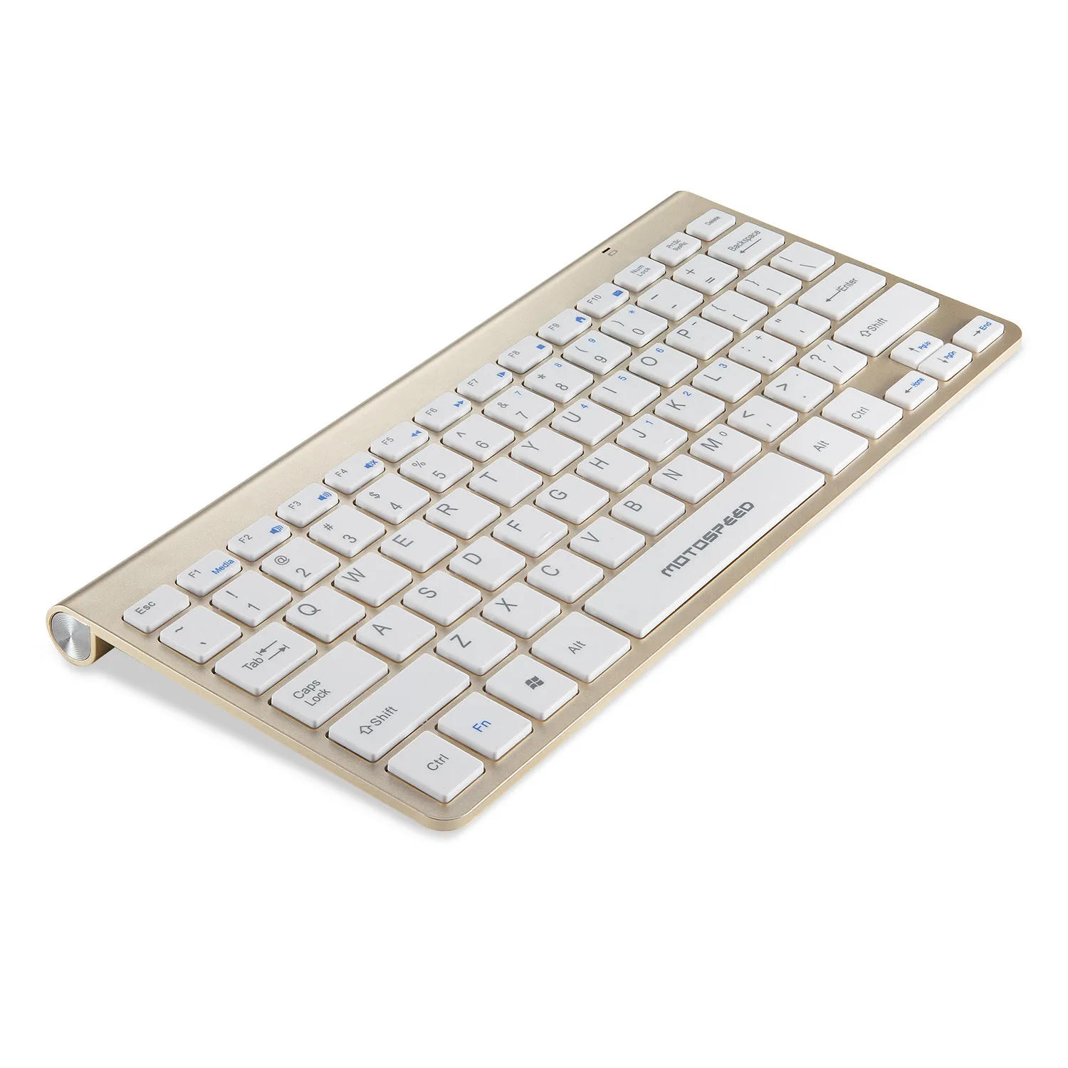 MOTOSPEED G9800 беспроводная клавиатура и мышь для Macbook лазерная золотого цвета