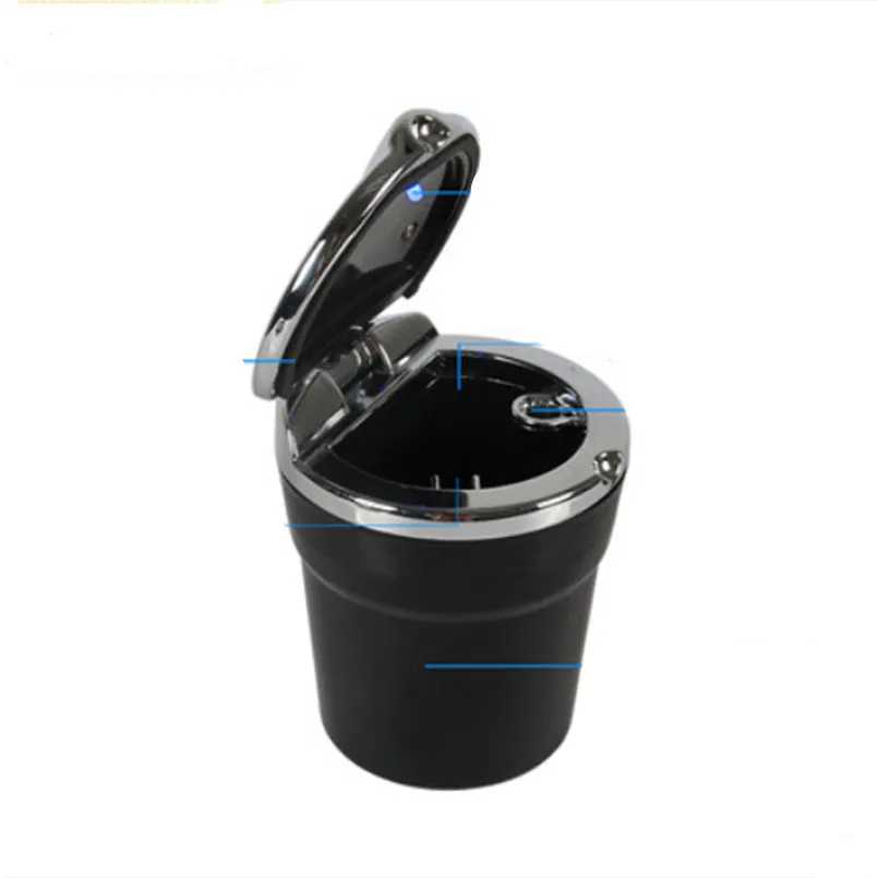 Автомобильная пепельница для сигарет со светодиодной лампой Volkswagen vw Jetta Tiguan POLO