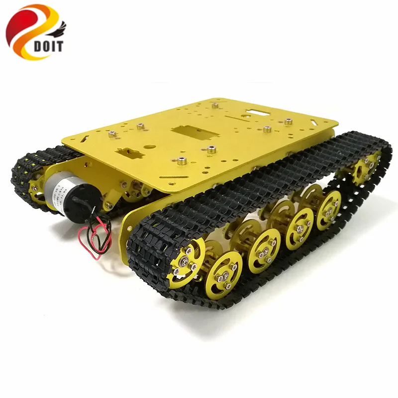 Shock Absorber metal Robot Tank car Chassis damp damping tracked vehicle track crawler caterpillar for arduino diy rc toy | Игрушки и