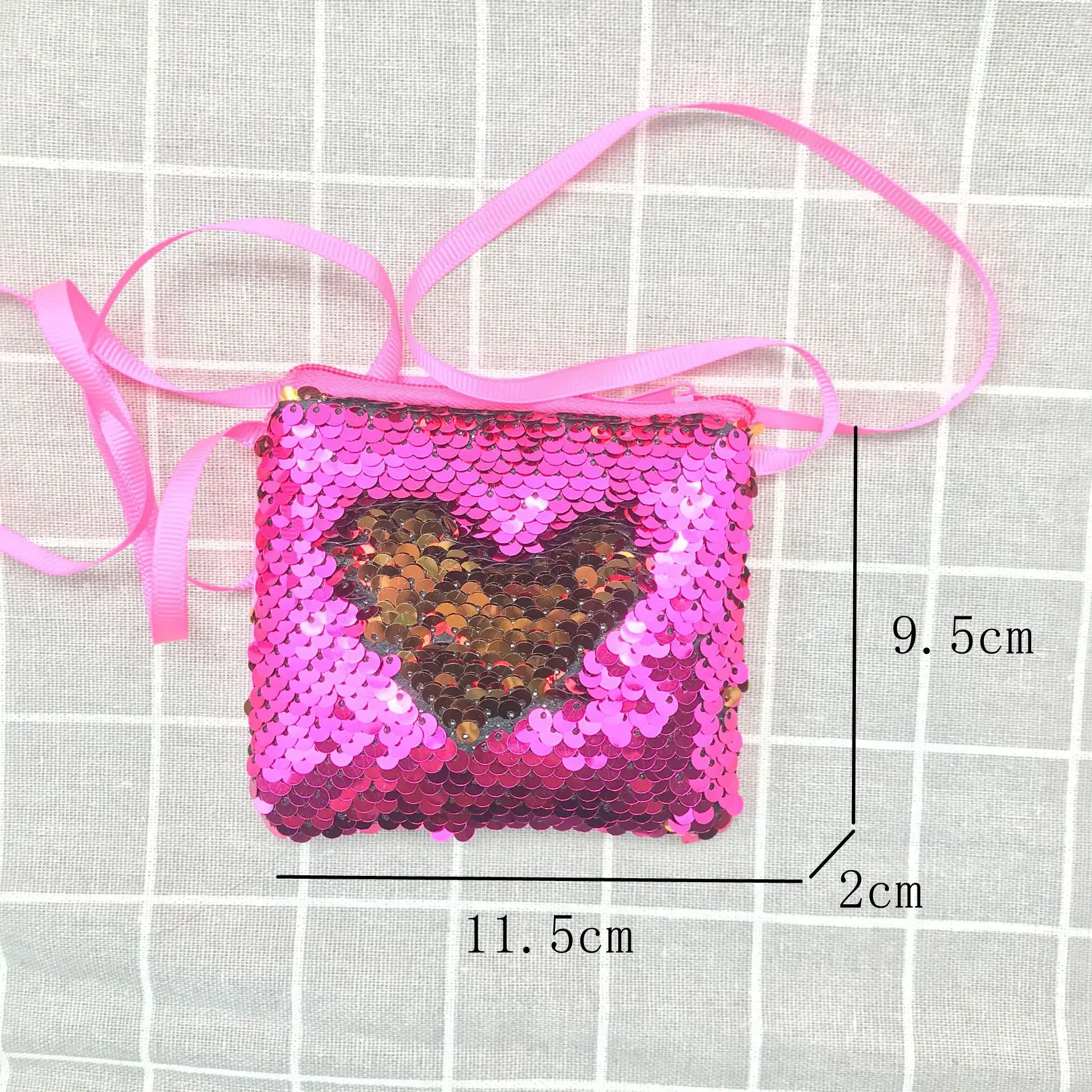 Новинка 2018 Детский кошелек для монет с блестками маленький нулевой цвет