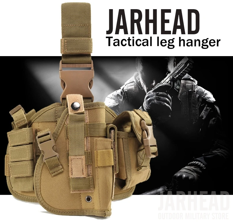 Тактический Molle Drop Leg платформа и пистолет кобура Glock страйкбол Бедро пистолет Регулируемый Торнадо ноги кобура Охота