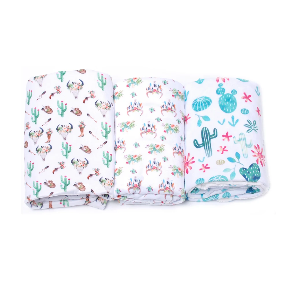 70cm*90cm Cactus Flannelette Baby Blanket Wholesale Blanks Bullskull Cover Soft Toddler Gift for DOM106654 |