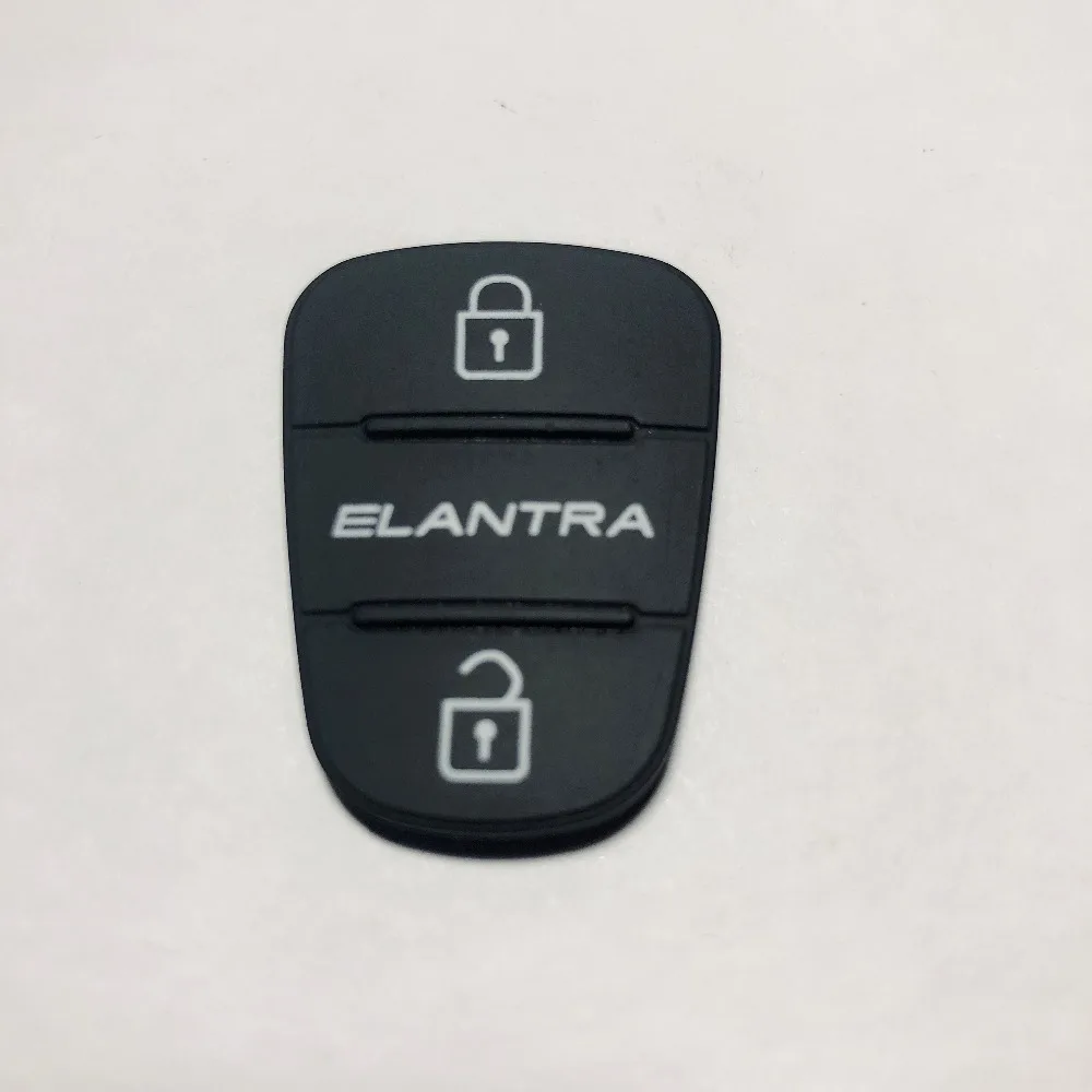 Замена 3 кнопки резиновый брелок для hyundai Solaris i30 i20 Elantra Tuson Kia Ceed Rio Morning Picanto Sportage Accent Verna