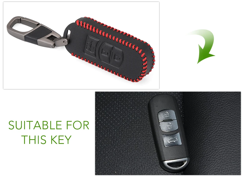 Новый дизайн мужской брелок автомобильный чехол для ключа с дистанционным