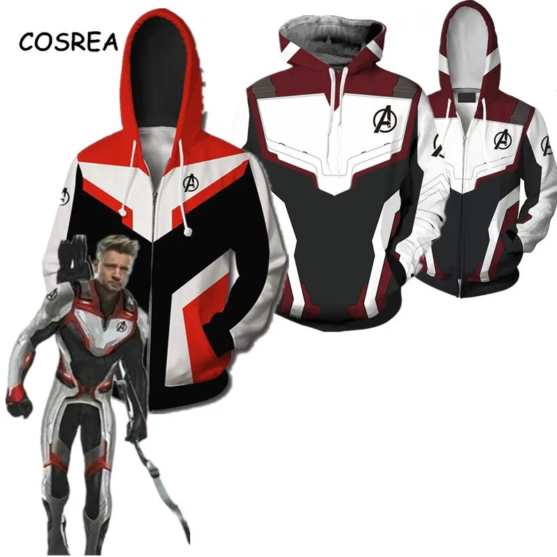 Толстовка Endgame с объемным принтом кофта капюшоном супергероями капитаном