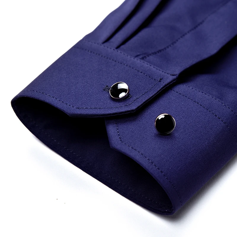 AIRGRACIAS 2018 Мужская рубашка однотонная модная Camisa Masculina с длинным рукавом мужская