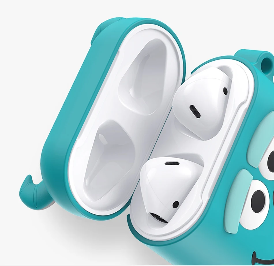 Мультяшный Мягкий силиконовый чехол для Apple Airpods противоударный чехол для Apple гарнитура для Airpods чехол s милый Защитный Чехол Air Pods