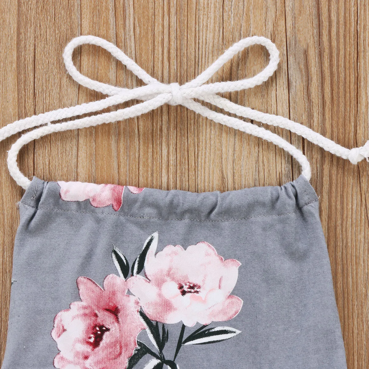 

2018 Little Baby Girls Floral Rompers Babies Girls Flower Halter Backless Sleeveless Romper Clothing