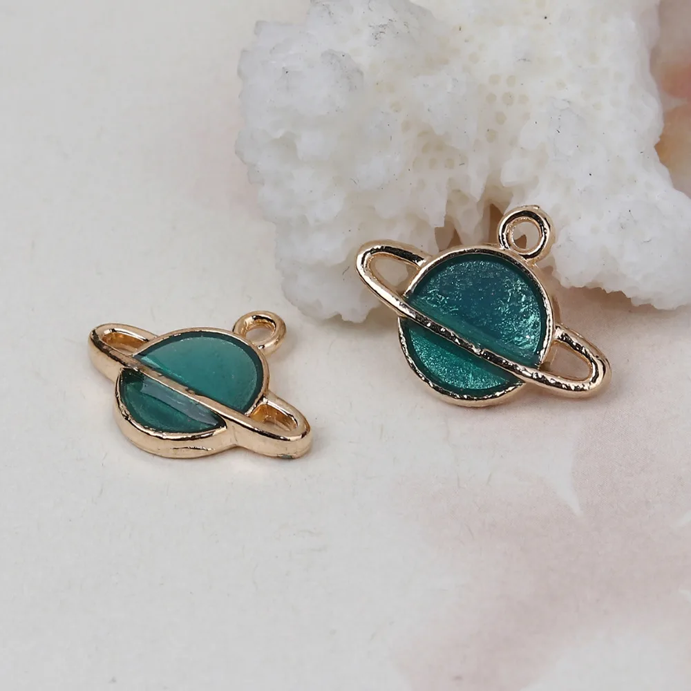 DoreenBeads Подвеска из цинкового сплава в виде Галактики планеты земли золота