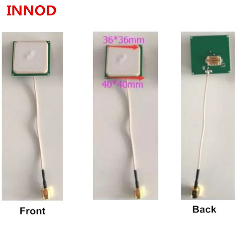10 см-4M диапазон чтения 2dbi uhf rfid керамика антенна пассивный sma или ipex Разъем для встроенной системы/IOT системы