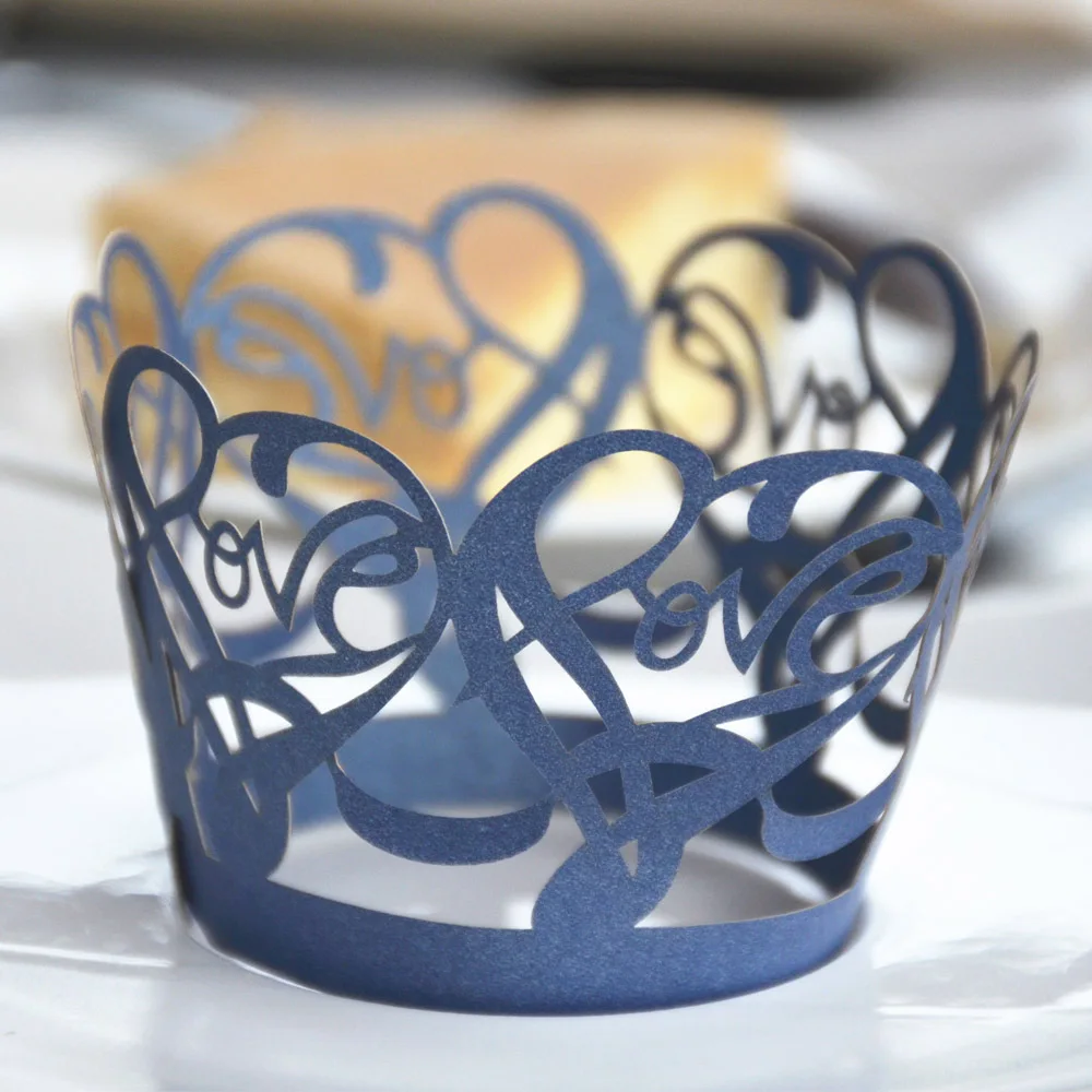 50 шт. выпечки Инструменты красочные Бумага торт Кубок чашки сдобы Кухня кекс