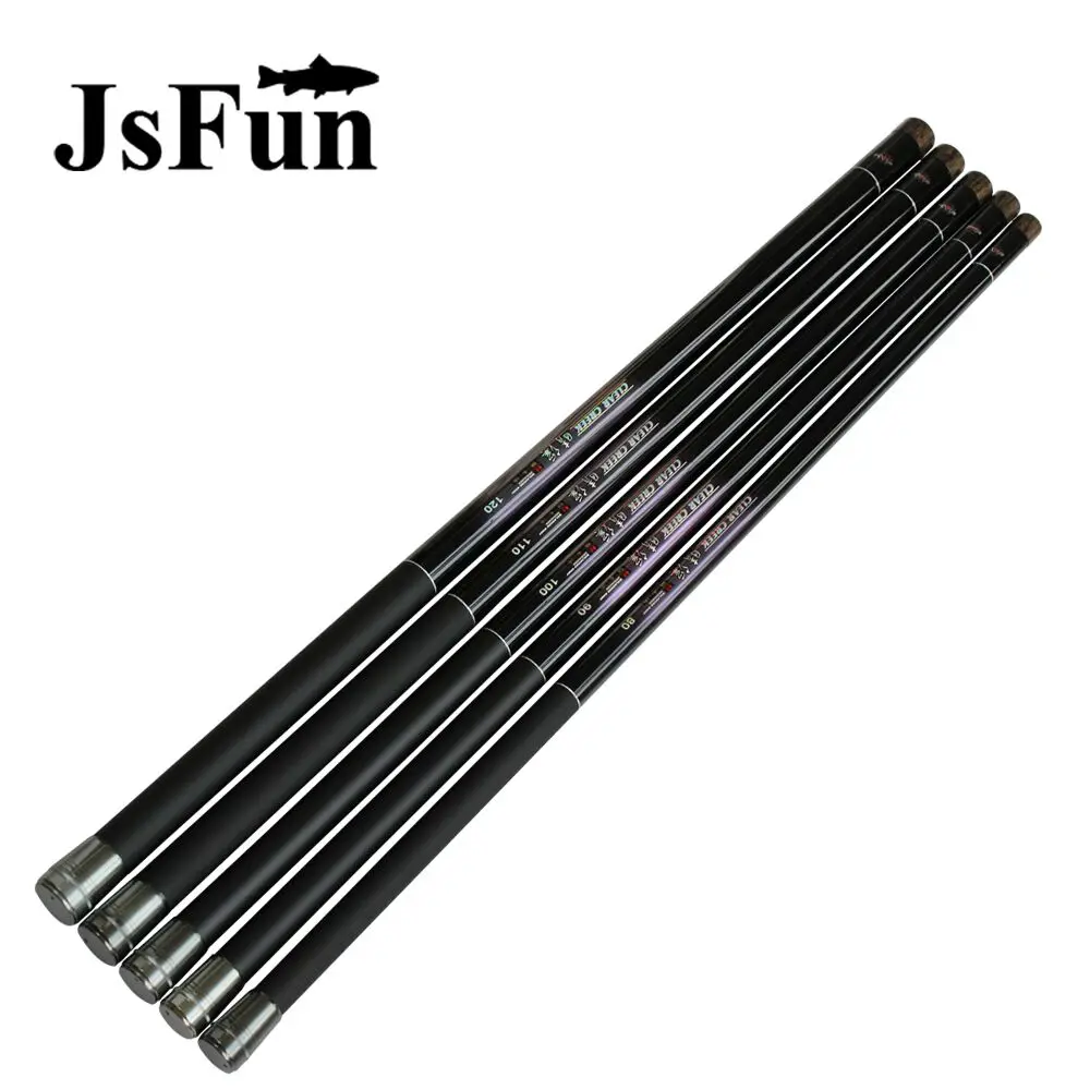 JSFUN Удочка 8 м 9 10 11 12 Складная удочка для ловли нахлыстом телескопические
