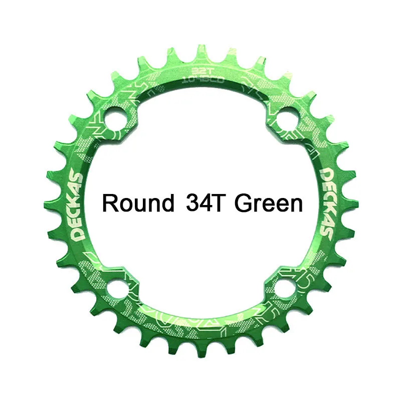 Deckas 104BCD Цепь 32 T/34 T/36 T/38 T MTB велосипедная Звездочка цепь для узкой широкой звездочки система для MTB