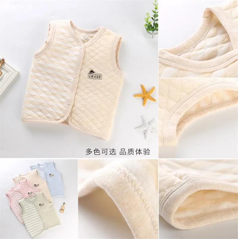 2018 осенние детские жилеты для мальчиков и девочек одежда топы без рукавов