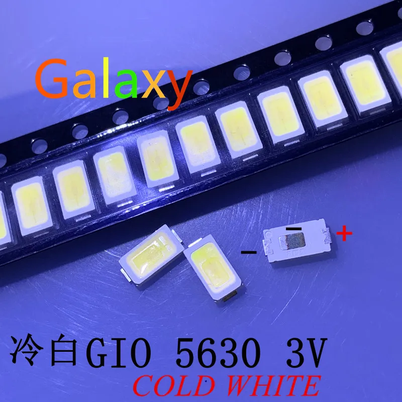 Для (GIO) высокой мощности 5630 LED PLCC-3 Телевизор с подсветкой супер яркий диод SMD LCD 0 5 W