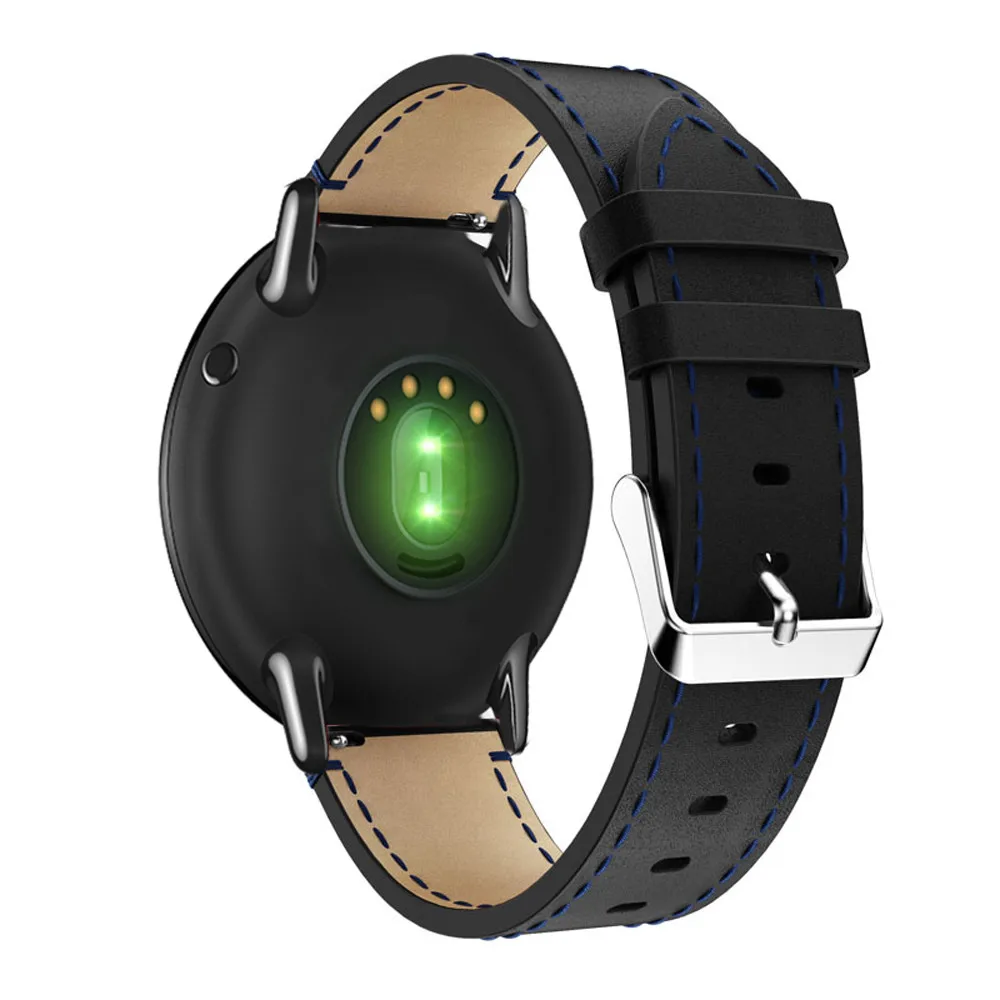 Ремешок кожаный для Huami Amazfit pace/2/2s/3 Stratos браслет смарт-часов 22 мм GTR2e/GTR2
