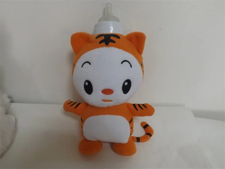 tiger Новое поступление, мультяшная Детская Бутылочка в форме животных/крышка для детской бутылочки для кормления/Сумка для бутылочки для кормления младенцев и малышей/чехол для бутылочки для малышей - Цвет: tiger