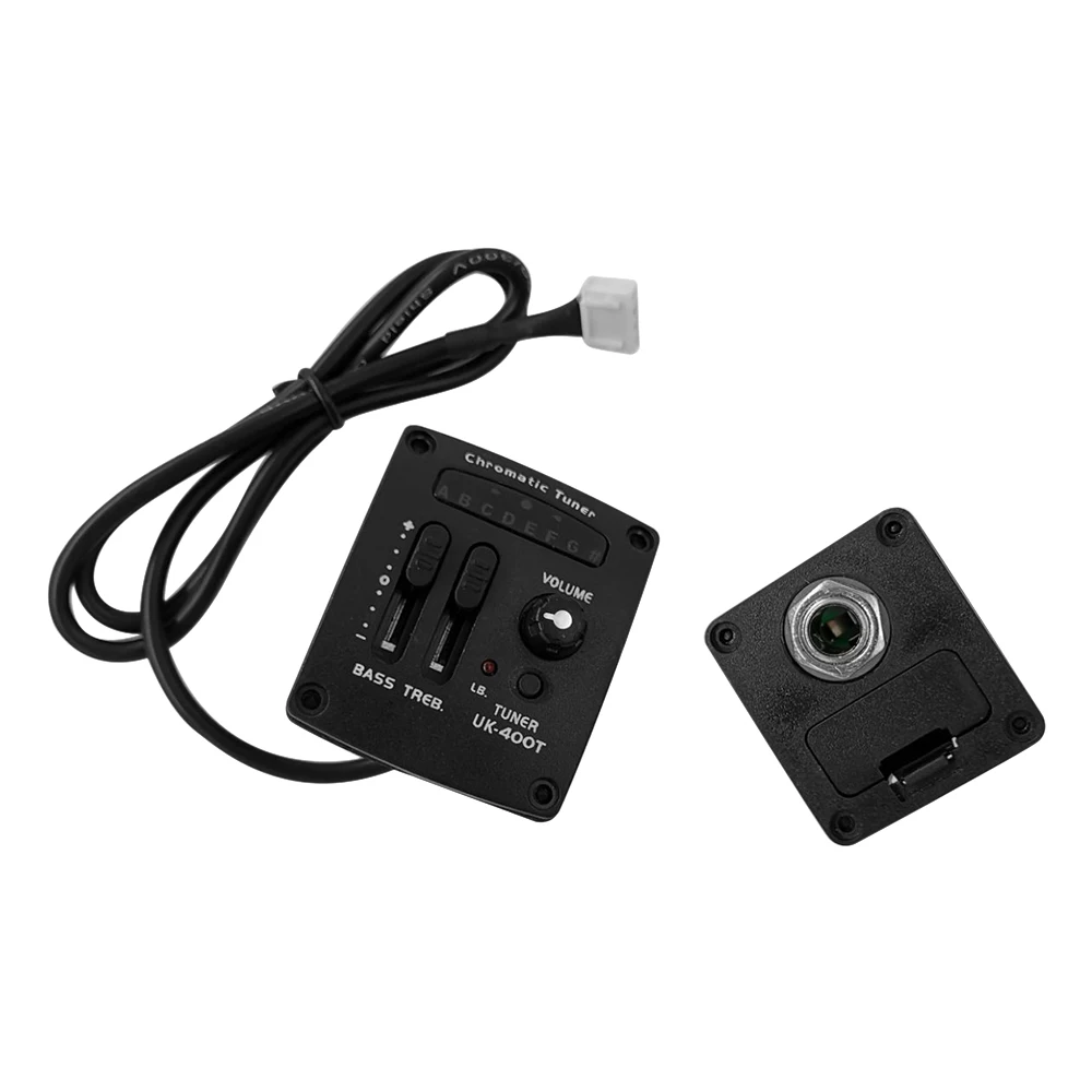 UK 400T Ukelele пьезо пикап Preamp 2 полосный эквалайзер Эквалайзер Тюнер|piezo pickup preamp|pickup