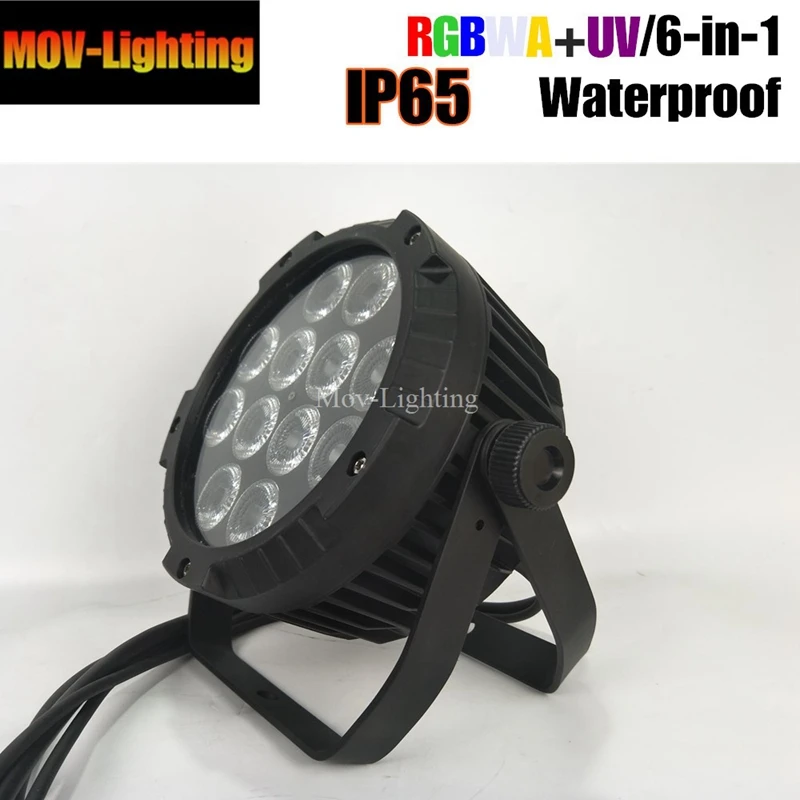 Домашний 12x18 Вт RGBWA + UV 6 в 1 IP65 наружный светодиодный прожектор для сцены | Лампы и