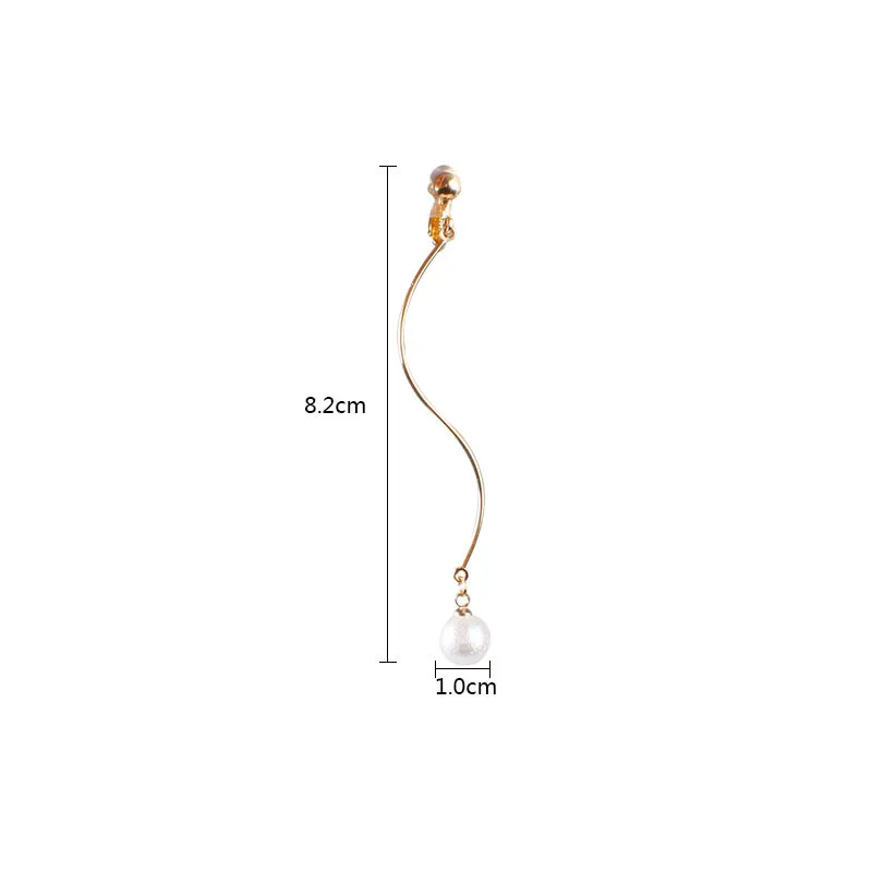 free shipping fashion women New Jewelry wholesale Streamlined simulated-pearl earrings for | Украшения и аксессуары