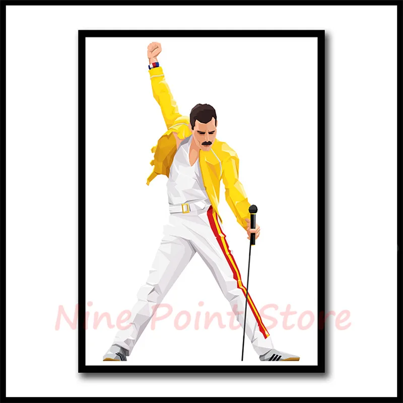 Queen Rock Music постер с покрытием, бумажные постеры для бара кафе, домашний Декор, живопись, наклейка на стену, без рамки