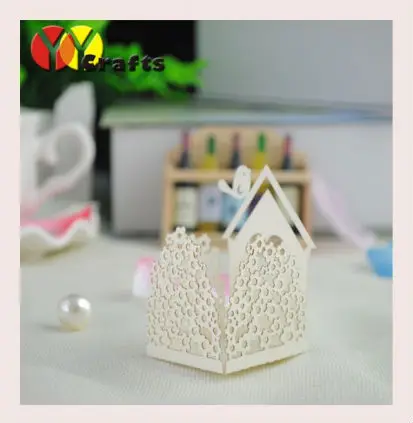 

Дизайн птицы и дома лазерная резка деликатные свадебные конфеты, печенье, обертка для торта