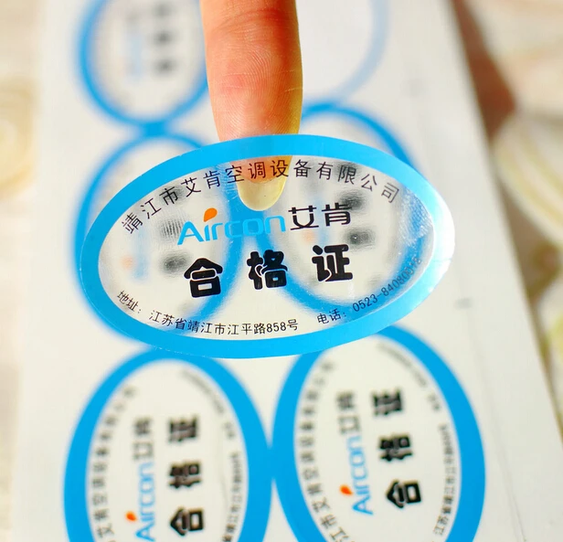 

Custom Printing Sticker, Label Printing, Logo Printing Sticker, Strong Adhesive Promotional Use Label