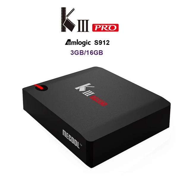 MECOOL KIII PRO 3g 16G DVB-S2 DVB-T2 DVB-C Android 7,1 Amlogic S912 Декодер каналов кабельного телевидения Поддержка 2,4G/5G WI-FI BT4.0 Clines NEWCAMD - Цвет: only KIII PRO BOX