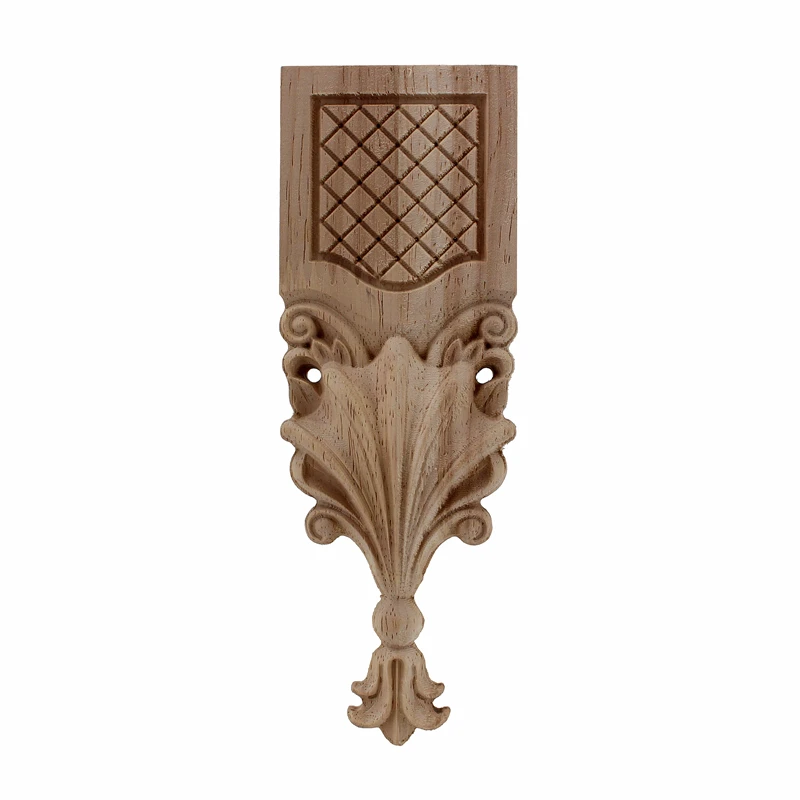 

VZLX винтажная элегантная деревянная аппликация, резная рамка, мебель, Неокрашенная, с несколькими узорами, домашний декор, украшение для сад...