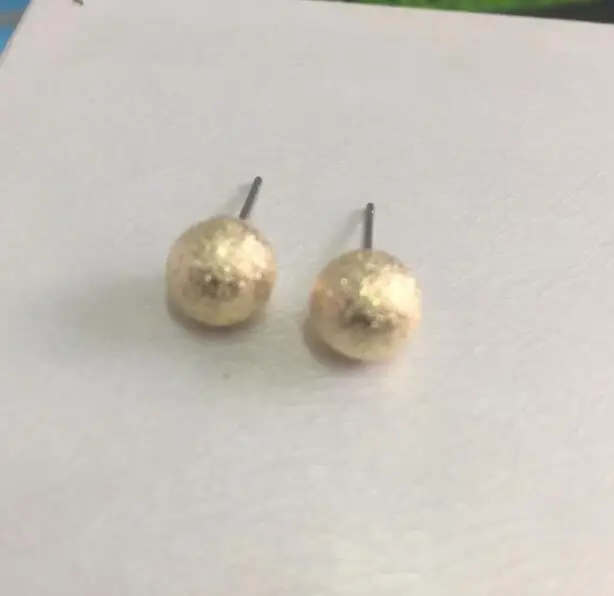 EY091 2018 модные классические серьги в виде круглых шариков диаметром 8 мм для женщин