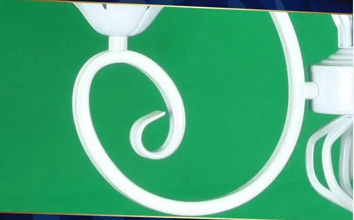 Белая кованая железная люстра винтажная кухонная Подвесная лампа ретро