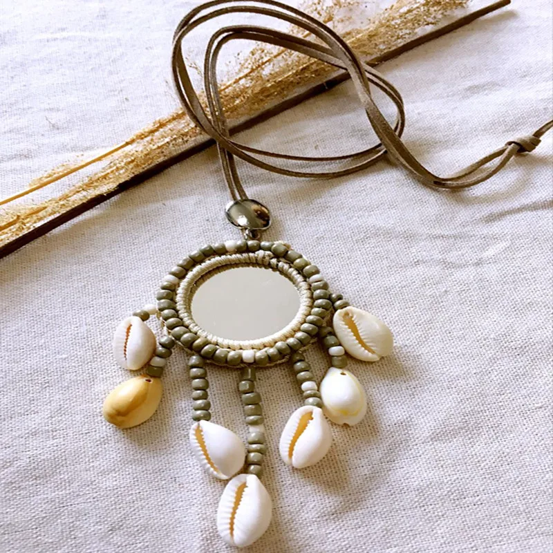 Dongmu ювелирные изделия в стиле ретро кожаное ожерелье ручной работы с