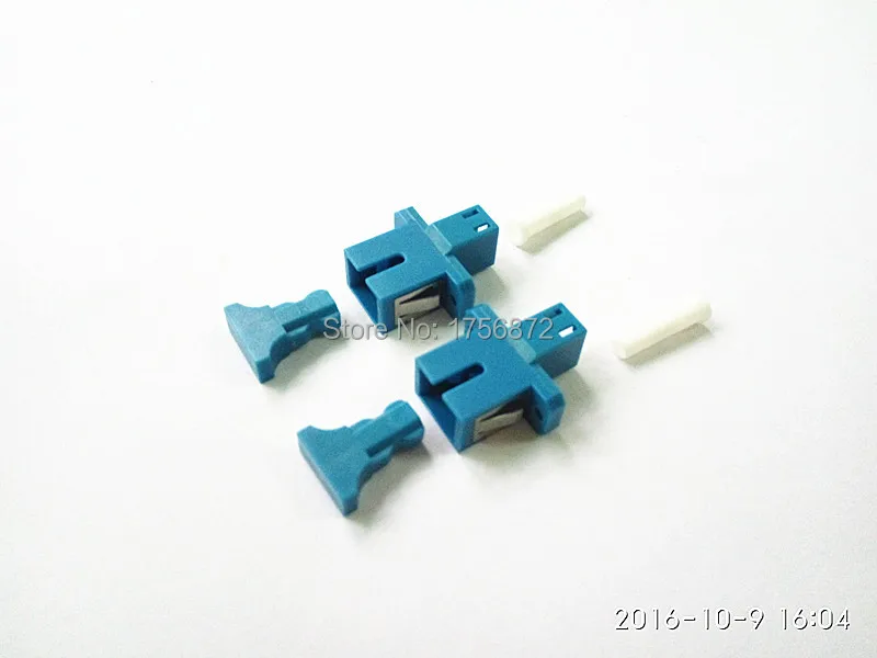 SC Female to LC Fiber Optic Adapter SC-LC Plastic Hybrid Optical Adaptor | Мобильные телефоны и аксессуары