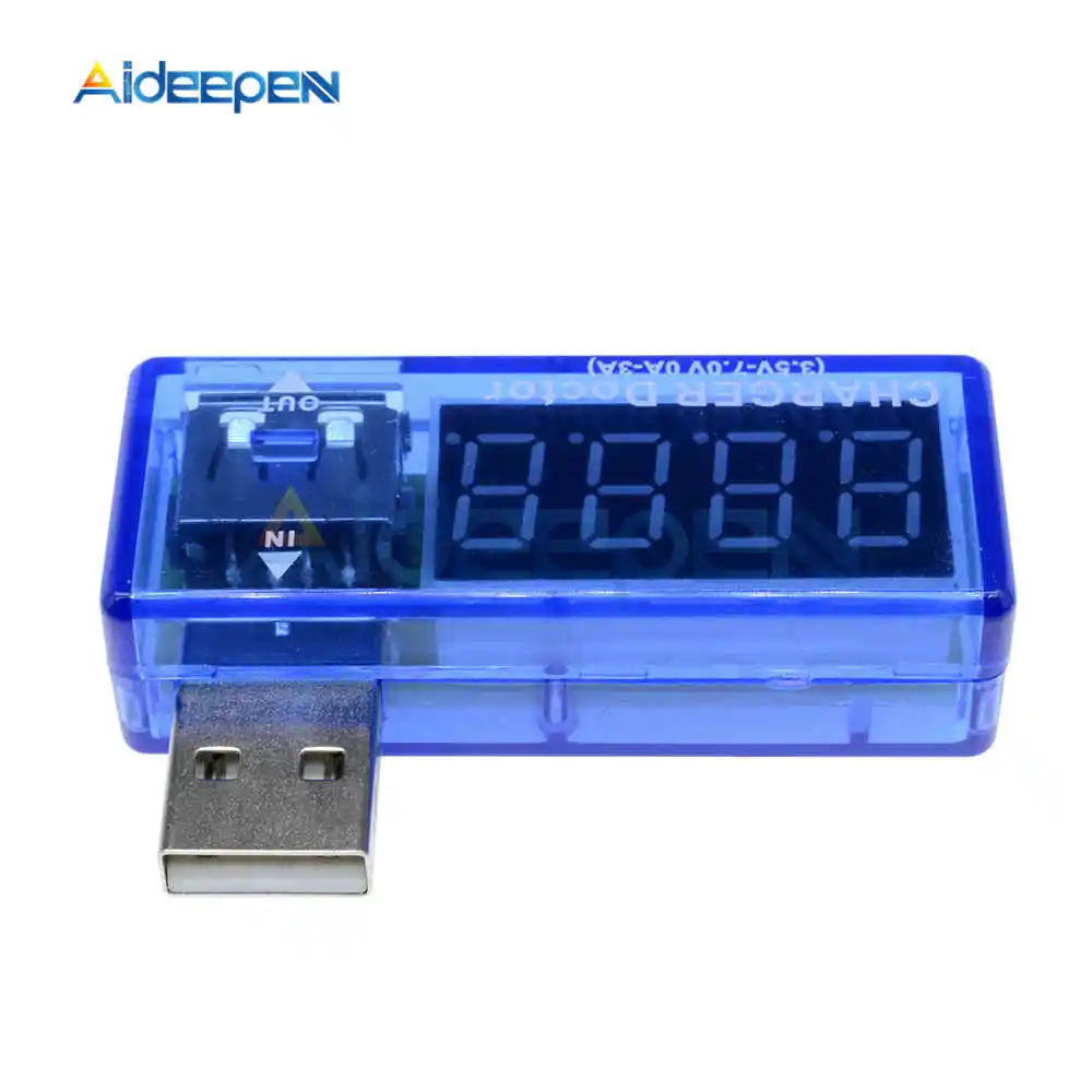 Светодиодный мини-дисплей цифровой USB Вольтметр Амперметр измеритель напряжения тока тестер Портативный USB вольт ампер зарядное устройство Доктор детектор