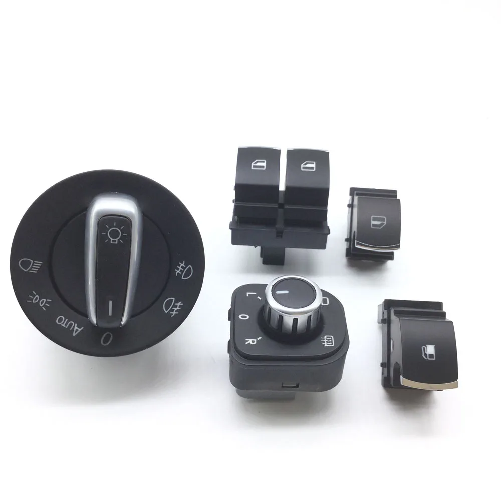 

Оконная зеркальная фара дверной контрольный переключатель для VW Passat B6, Golf MK5, 6, R32, GTI, MK5, Rabbit, Tiguan 5ND 959, 565A,1KD 959, 833