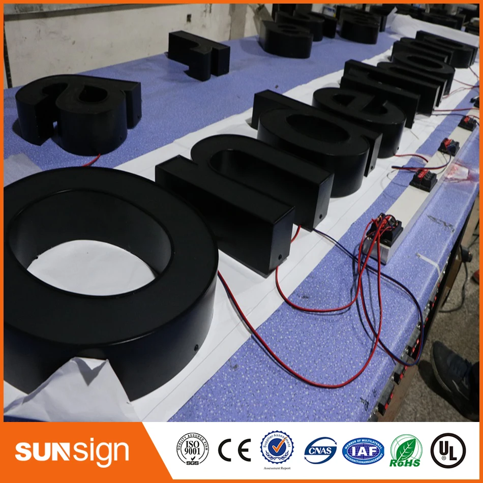 СВЕТОДИОДНЫЕ буквы и знаки из нержавеющей стали с подсветкой|illuminated lettering|stainless