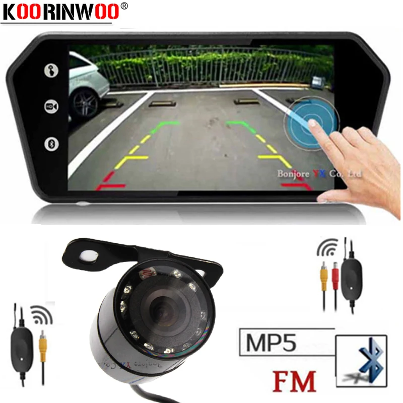 Koorinwoo Rca видео сенсорный экран MP5 плеер 7 дюймов TFT LCD цветной зеркальный монитор