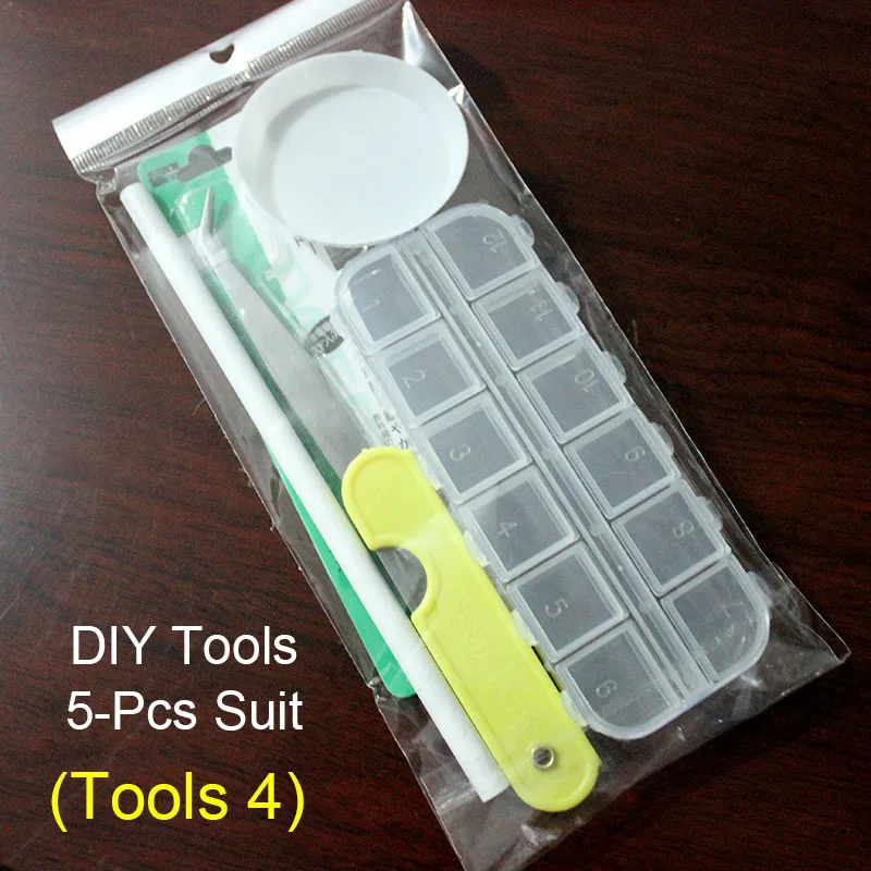 Tools 4 Новая упаковка 1200 шт смешанные размеры Горячая фиксация Стразы Блестящий Кристалл SS6-SS30 для одежды DIY - Цвет: Tools 4