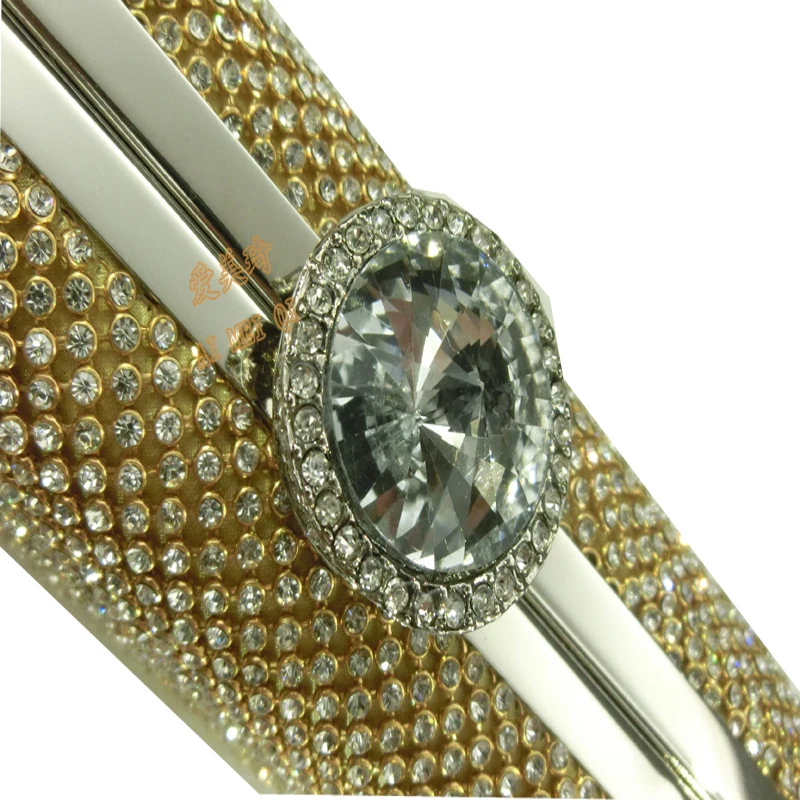 Новая мода Роскошный со стразами шикарная Женская вечерняя сумка клатч