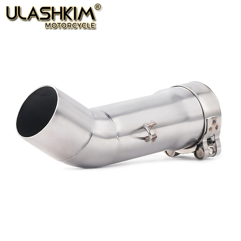 Motorcycle Full System Muffler Escape Exhaust Middle Link Pipe Accessories Slip On For Yamaha Fazer FZ8 FZ8N FZ800 2010 to 2015 |
