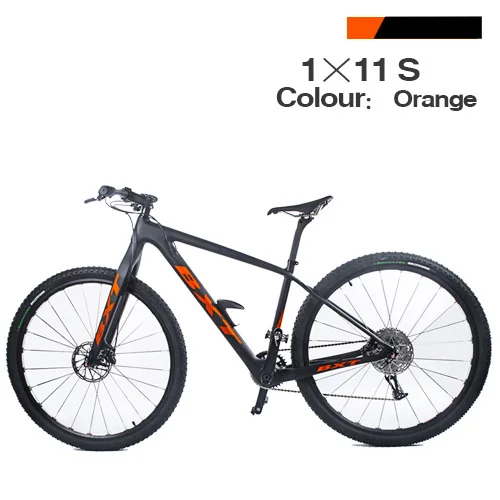 m orange bike Горные велосипеды 29 дюймов полностью из углеродного волокна сверхлегкие 11 скоростей дисковые тормоза Для Взрослых Подростков велосипед Полный MTB велосипед - Цвет: m orange bike