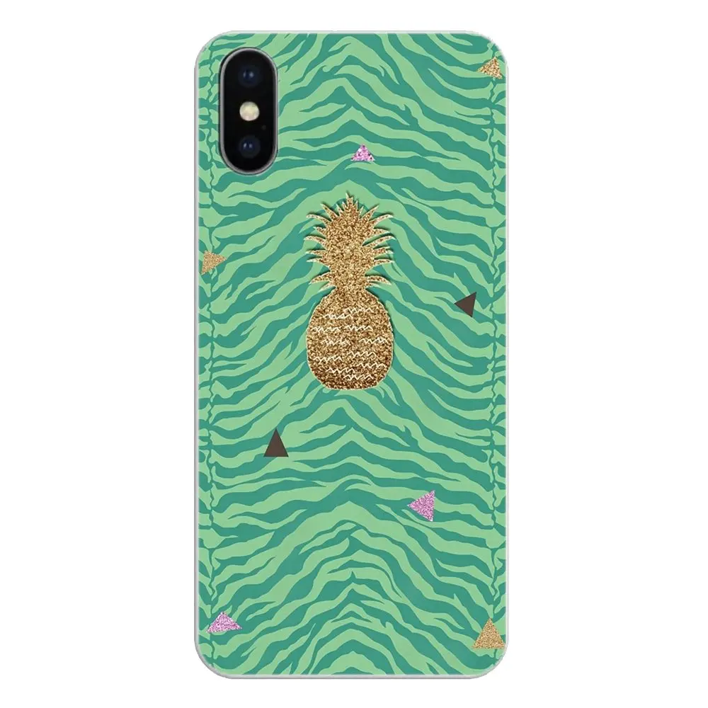 colorful pink gold Pineapple Cell Phone Cover For HTC U11 One M7 M8 A9 M9 M10 E9 Desire 630 530 626 628 816 820 Motorola G G2 G3 |