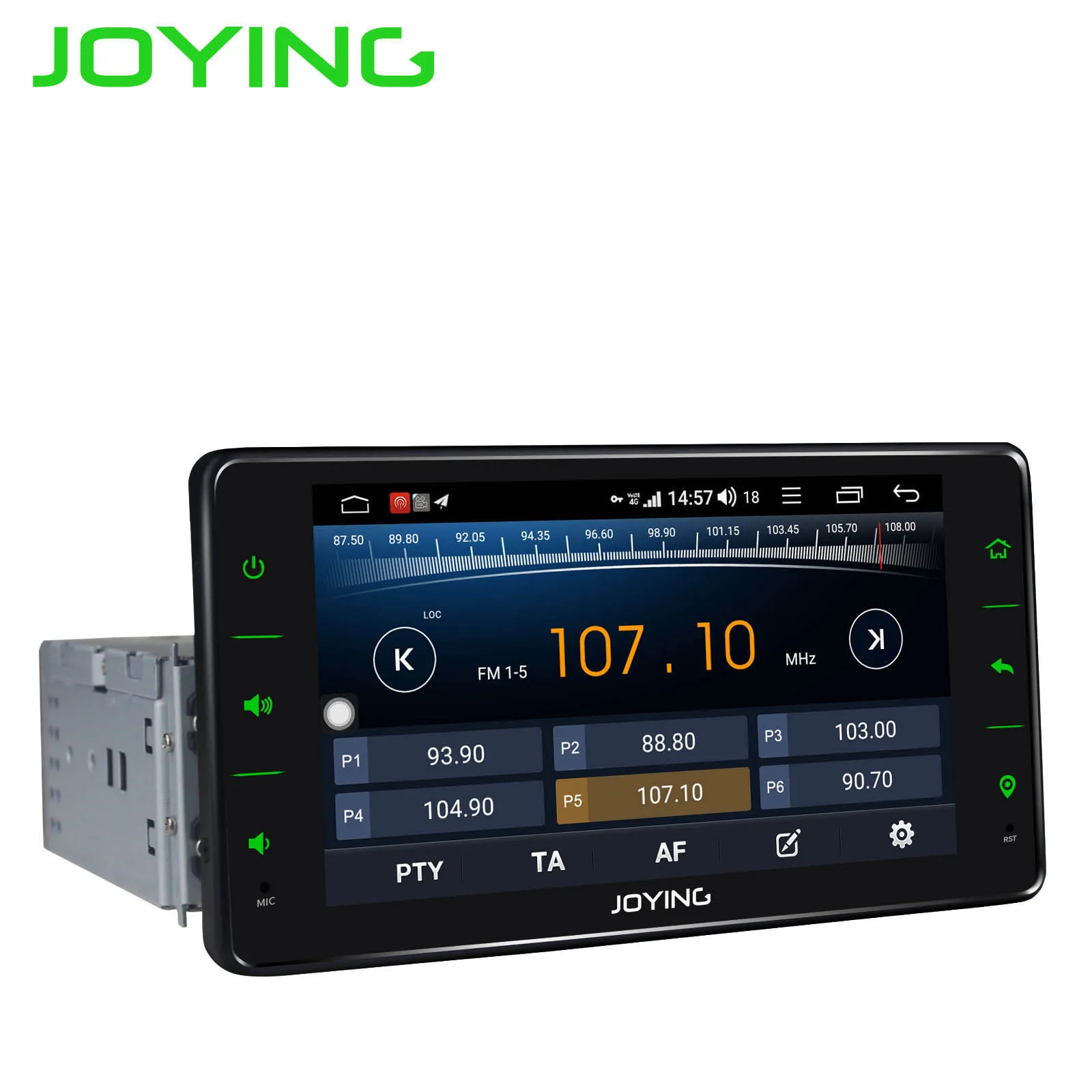Head Unit 6," головное устройство Android 8,1 Восьмиядерный автомобильный Радио стерео 4 Гб+ 64 Гб Мультимедиа Bluetooth gps плеер Встроенный 4G модем DSP Carplay - Цвет: Head Unit