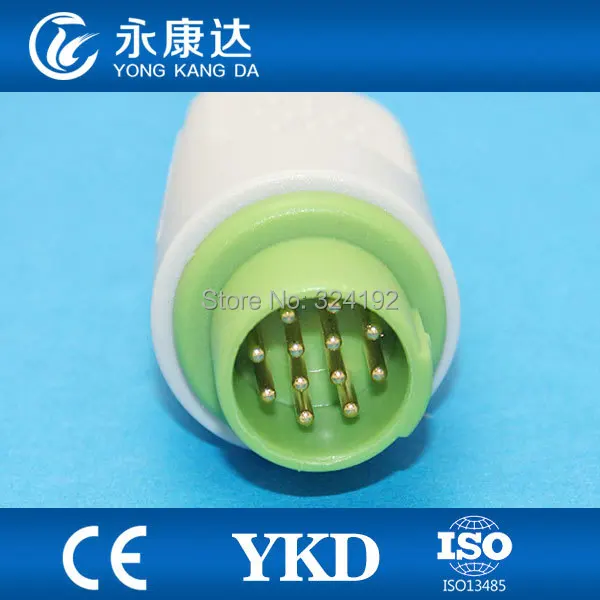 2 шт. упак. Бесплатная доставка для 12pin Biolight цельный 3 провода серия patient ECG кабель с